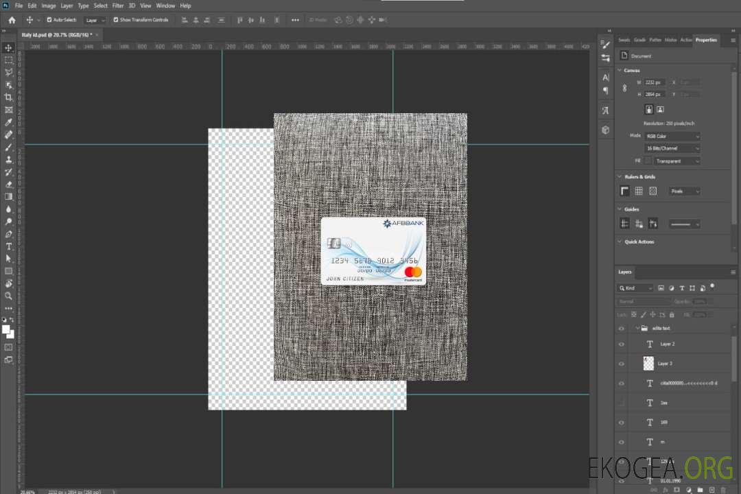 Photolook mastercard de la banque AFB d'Azerbaïdjan template Photolook mastercard de la banque AFB d'Azerbaïdjan template
